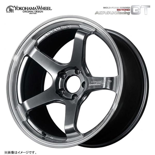 18インチ 5H114.3 8.5J 8.5J+50 5穴 ホイール 【1本単品 新品】 マシニング＆ハイパープラチナブラック(MPB） ADVAN Racin