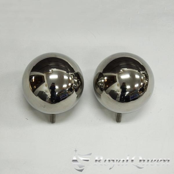 旗棒 コーナーポール 飾り２ ステン球 直径約100mm 1セット2個【RQCPD8】