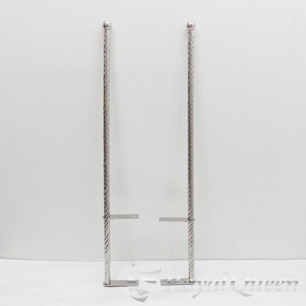 汎用 ステンレス 旗棒 コーナーポール ☆ 25Φ 絞りパイプ 全長1060mm