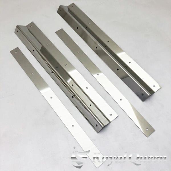 泥除け 巻き込み防止オフセットステー 左右 600mm 鏡面磨き#1000