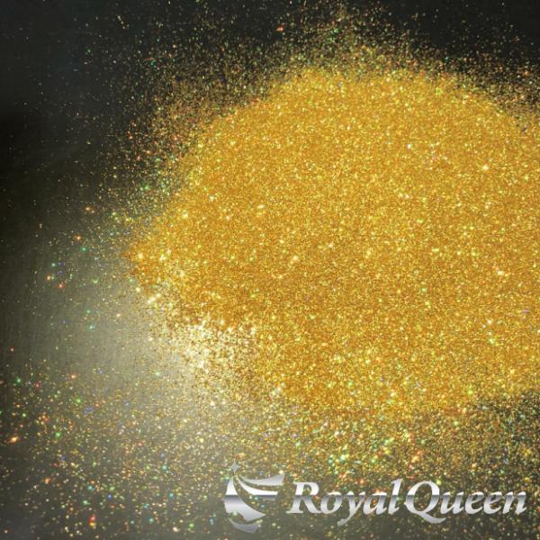 ラメ フレーク レインボーイエローゴールド 0.1mm 100g LB200 : Royal