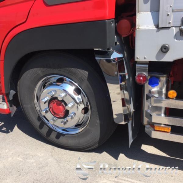 期間限定！20％オフセール♪UDTRUCKS UD クオン ステンレス マッドガード 鏡面 磨き#1000【RQMG1U】