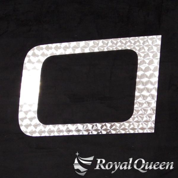 UD クオン/パーフェクトクオン/フレンズコンドル ナビウインドガーニッシュ 安全窓 ウロコ柄【RQWP8U】トラック　デコトラ