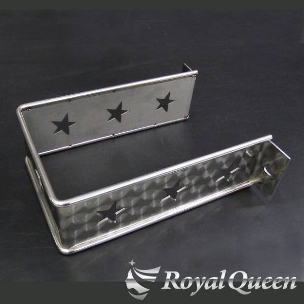 ウロコステンレス シャフトガード 汎用 丸棒巻き シャフトガード ウロコ柄 星【RQGS4】 : Royal Queen