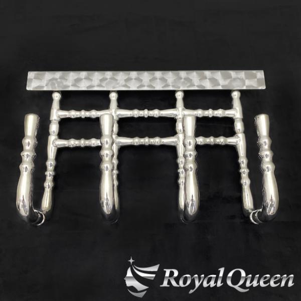 期間限定！20％オフセール♪◆汎用◆4連絞りチェーンフック ウロコ ステンレス【RQSH12】