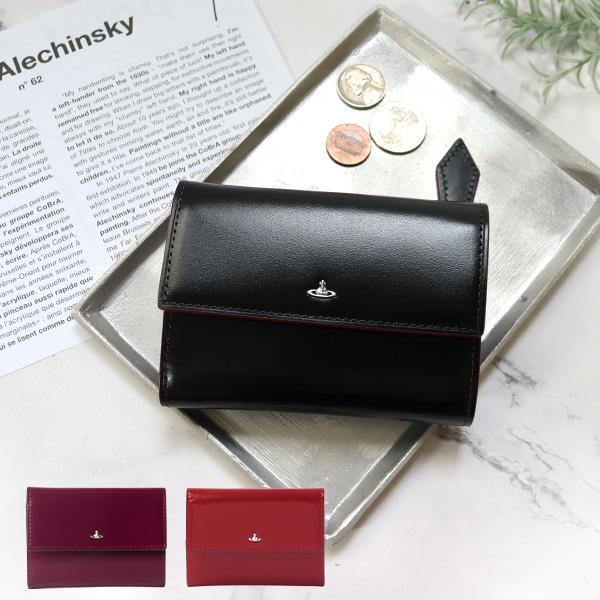 ヴィヴィアンウエストウッド レディース 財布 三つ折り 本革 牛革 折