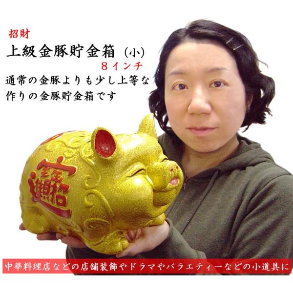 上級金豚貯金箱（小） : 中国貿易公司ctcオンラインショップ