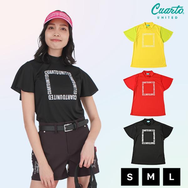 Cuarto UNITED（クアルトユナイテッド） フリル袖モックネックシャツ