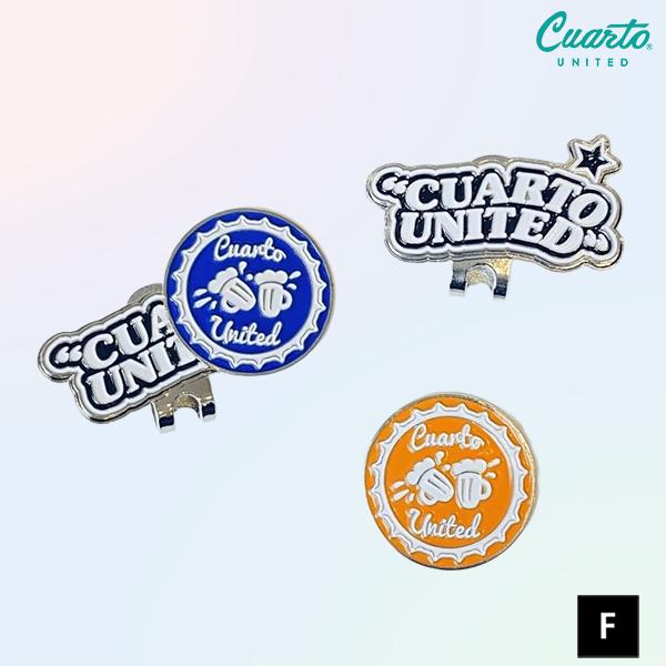 ゴルフマーカー マグネット式 ハットクリップ BEER クアルトユナイテッド ゴルフグッズ 20SS