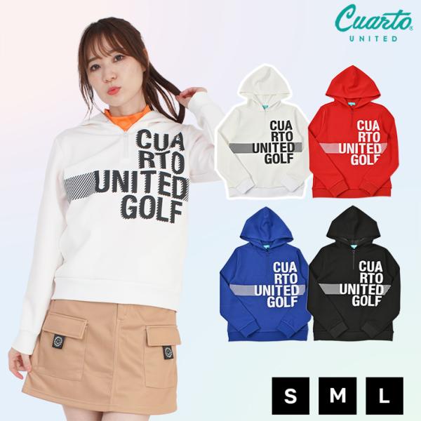 Cuarto UNITED（クアルトユナイテッド） パーカー プルオーバー ハーフ