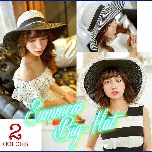 サマーセール ２種類 おしゃれ レディース ハット つば広 麦わら 帽子 Uv Uvカット Uv対策 紫外線カット 紫外線対策 夏 女優シルエット帽子 リボン Hat07 Cucamarket 通販 Yahoo ショッピング