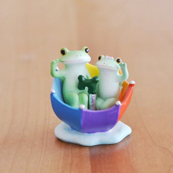 ✿美品✿ コポー コポタロウ 梅雨 傘 カッパ てるてる坊主 コポミ 雨 ６種 楽天市場】ガーデン オーナメント 葉っぱ傘カエル Copeau