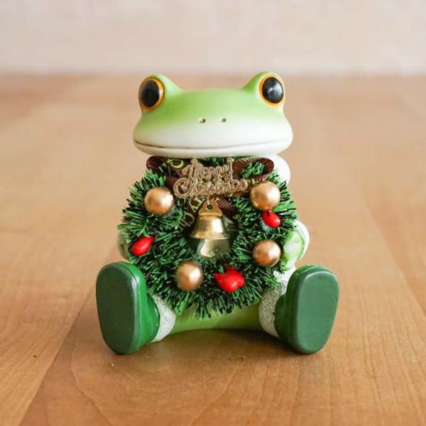 コポー カエル クリスマスリースとカエル Copeau 新作 ダイカイ 人気