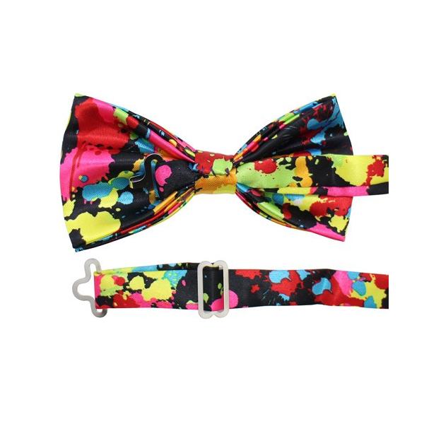 蝶ネクタイ カラフル ペイント ボウタイ 簡易装着 簡単 パーティー フォーマル メンズアクセサリー Dmmarxmdxo ネクタイ Phongvedieuhang Com