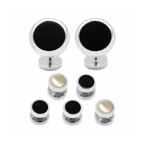 BARNEYS NEW YORK カフス スタッドボタン セット ブラック BARNEYS NEW YORK カフス スタッドボタン セット ブラック