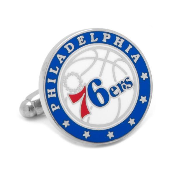 カフス カフスボタン フィラデルフィア セブンティシクサーズ NBA プロバスケ バスケットボール カフリンクス