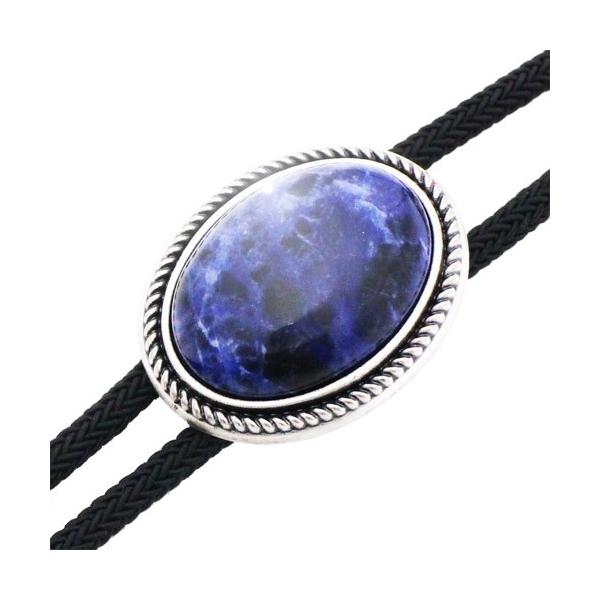 ループタイ ポーラータイ ダークブルー オーバル ストーン ポロタイ ボロタイ ネックレス Buyee 日本代购平台 产品购物网站大全 Buyee一站式代购 Bot Online