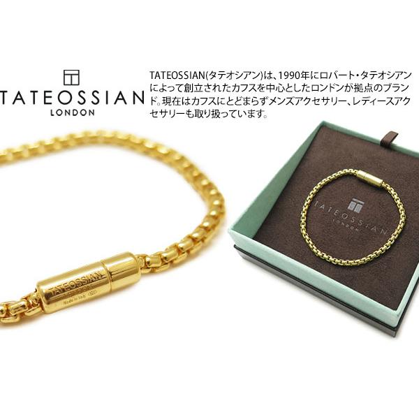 希少！TATEOSSIAN タテオシアン ブレスレット TATEOSSIAN タテオシアン POP ELEMENTS 4MM STEEL BRACELET