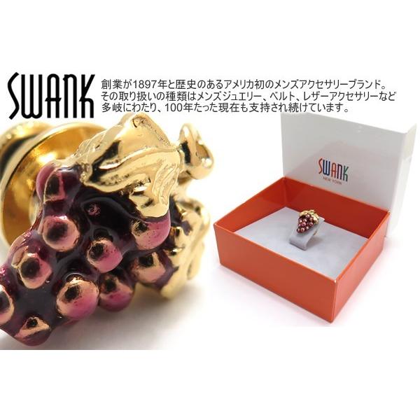 新品/SWANK アクセサリーピンバッジ　レア年代物 SWANK（スワンク） ブランド アクセサリー ブドウ ピンズ ラペルピン