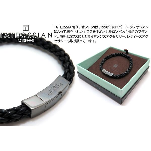 TATEOSSIAN タテオシアン レザーシルバークリックトレンザ TATEOSSIAN タテオシアン レザーシルバークリックトレンザ