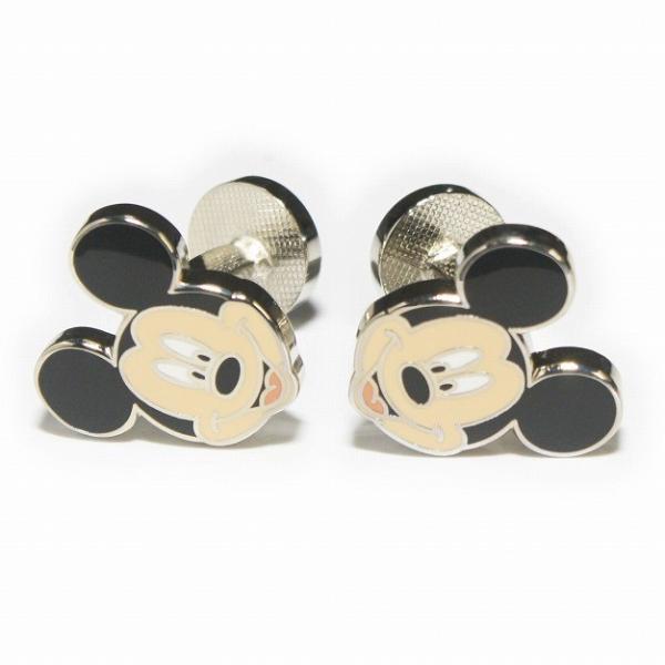 スマイルミッキーマウスカフス カフス スマイルミッキーマウスカフリンクス・カフスボタン : 鎌倉