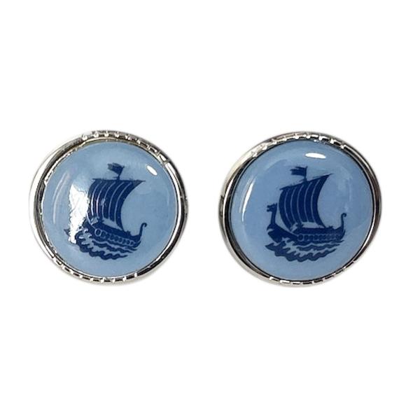SWANK＆ (スワンク＆ロイヤルコペンハーゲン) ロイヤルコペンハーゲンのカフス10 RCC0010 【北海道・沖縄・離島配送不可】 Swank & Royal Copenhagen スワンク ロイヤルコペンハーゲン ブルー船