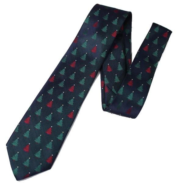 緑と赤のクリスマスツリー ネクタイ ユニーク 面白 メンズ スーツ