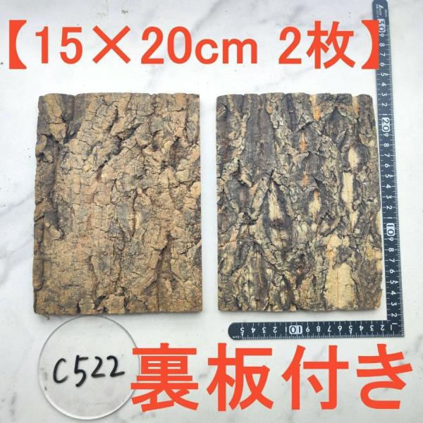 コルク コルク板 板付け 大型 樹皮素材 3点の セットです。 cumicumi_c3048
