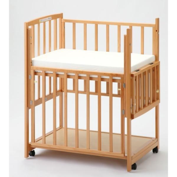 ヤマサキ（ベビーベッド） ベビーベッド国産 ハイタイプ コンパクト