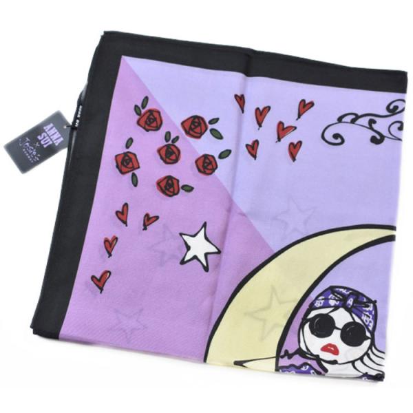 ANNASUI カップケーキ柄 ストール ANNA SUI（アナスイ） スカーフ 薄手 スクエア レディース Josie's