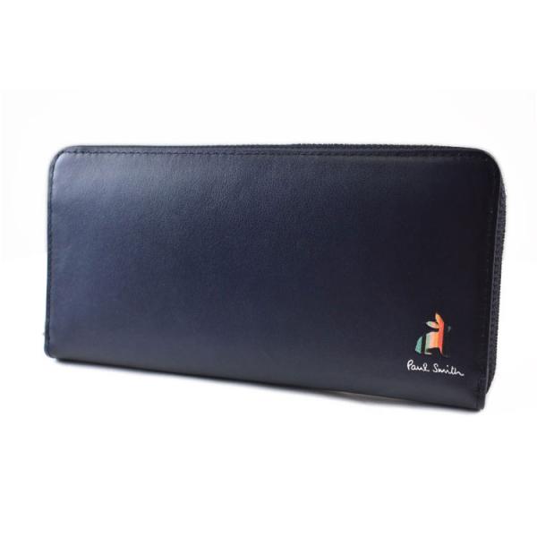 Paul Smith（ポール・スミス） 長財布 財布 小さめ ラウンドファスナー