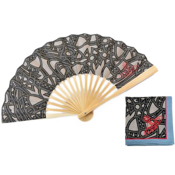 Vivienne ハンカチ Vivienne Westwood ヴィヴィアン ウエストウッド 扇子 ハンカチ