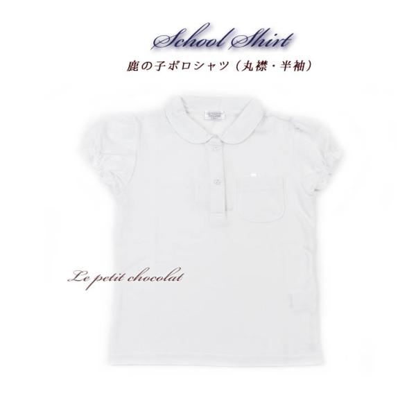 ■鹿の子 ポロシャツ（丸襟・長袖）サイズ（cm）/着丈/身幅/肩幅/裄丈100cm 41cm 32cm 26cm 25cm110cm 44cm 34cm 28cm 27cm120cm 48cm 36cm 30cm 29cm130cm 52c...