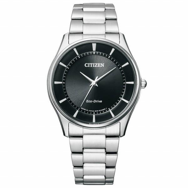 稼働美品 シチズン エコドライブ メンズ腕時計 BJ6480-51E ブラック CITIZEN COLLECTION BJ6480-51E シチズン シチズンコレクション エコ