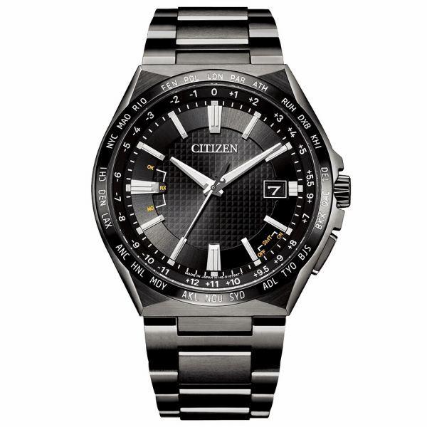 極美品　アテッサ エコ・ドライブ ACT Line CB0215-51E ACT Line CB0215-51E シチズン アテッサ エコドライブ 電波時計
