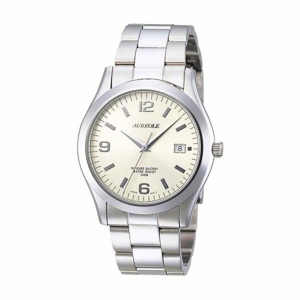 AUREOLE SW-409M-4 オレオール ドレス クオーツ QUARTZ メンズ 腕時計