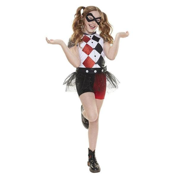 ハロウィン コスプレ ハーレークイン 子ども用ハーレイ クインキッズ ハーレイ クイン スーサイド スクワッド 変装 子供用