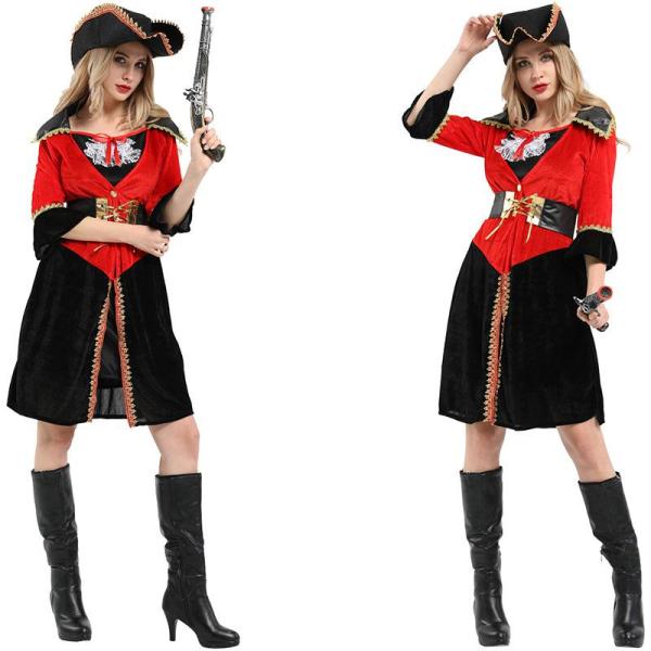 女海賊 ハロウィン コスプレ 海賊 王女 ドラキュラ カリブ海 魔女 巫女 悪魔 衣装 ドラキュラ コスチューム 女性 大人用 クリスマス衣装
