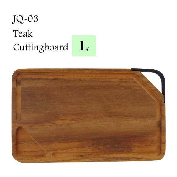 商品名：カッティングボード 25cm JQ-03サイズ：約15cm×25cm重量：340g素材：チーク材チークについて：タイ北部原産の「黄金チーク」と呼ばれる最高級の本チークです。タイ政府が計画的に長い年月をかけ植林されたもので自然を壊すこ...