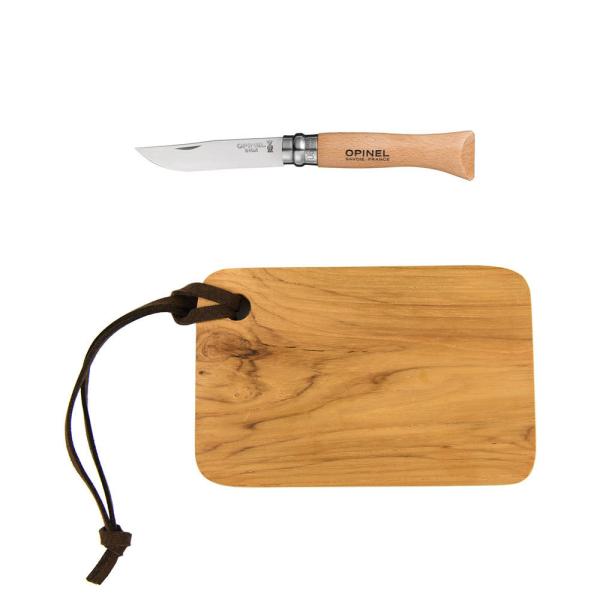 こちらはコンパクトな【オピネルナイフ】に最適の【チーク材ミニカッティングボード】とのセット商品です。注意事項:正当な理由なくこの商品を携帯することは法令により禁止されております。18歳未満の方はこの商品を購入しないようお願いします。【スペッ...