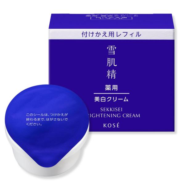 【商品詳細】●甘草由来有効成分でシミも肌あれも防ぐ薬用美白※クリーム。※メラニンの生成を抑え、シミ・ソバカスを防ぎます。【販売名】薬用雪肌精 ブライトニング クリーム【使用方法】・朝・夜、お手入れの最後にお使いください。・朝は、紫外線防止効...