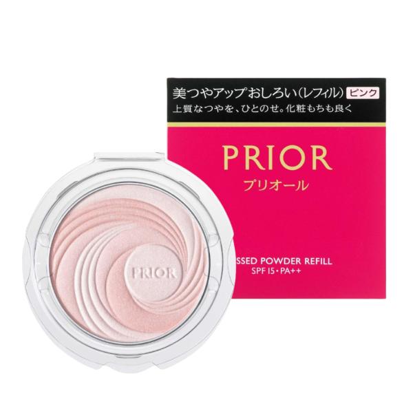 【レフィル】資生堂 プリオール 美つやアップおしろい SPF15・PA++ 9.5g 全2色