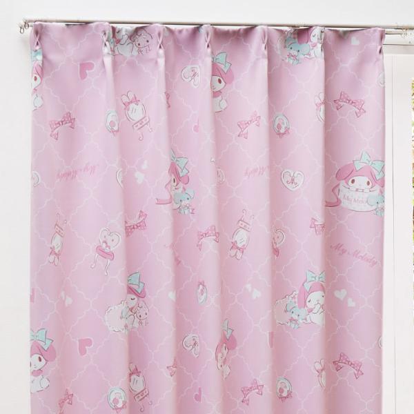 サンリオ - マイメロディ カーテン4枚組セット 100×178cm ×2 Amazon｜マイメロディ 2級 遮光 遮熱 カーテン レース 4枚セット