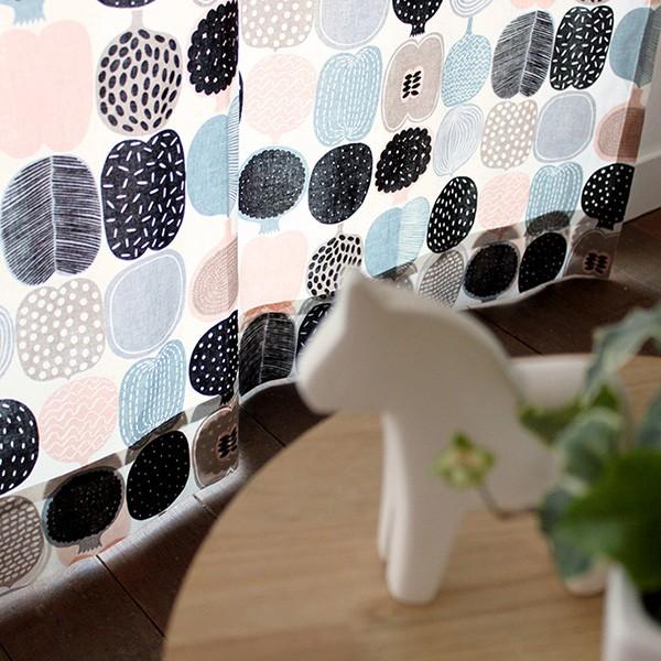 マリメッコカーテン　2枚セット marimekko マリメッコ｜ピエニウニッコ 北欧 カーテン フラット