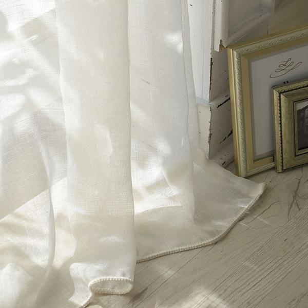 プレミアムリネン Premium linen（IV)｜トルコレース カフェカーテン