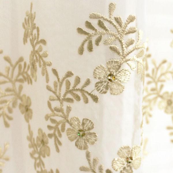 ジュリアゴールド トルコレース カフェカーテン オーダーサイズ 1枚 刺繍 花柄 姫系 スパンコール ボイルレース Buyee Buyee Japanese Proxy Service Buy From Japan Bot Online