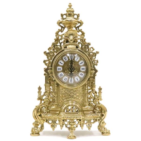 イタリア製　真鍮置時計 イタリア真鍮時計 イタリア置物 真鍮置物 インテリア雑貨 インテリア