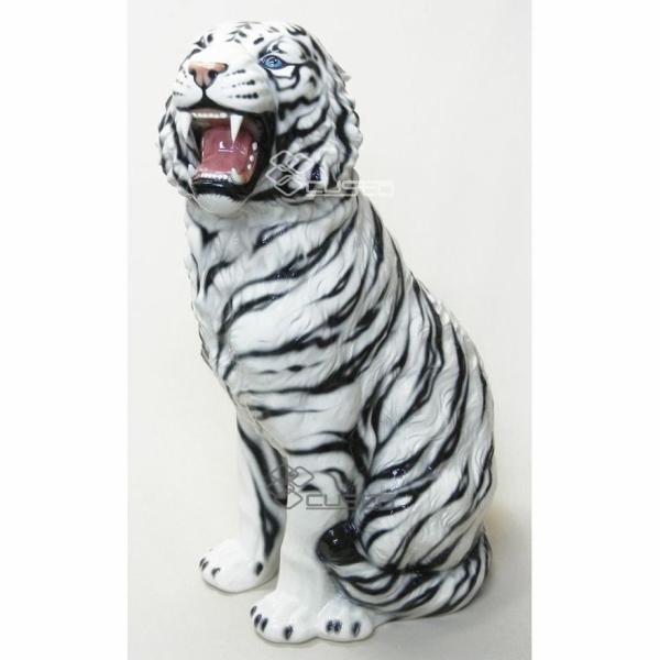 ホワイトタイガー インテリア オブジェ イタリア ヨーロッパ イタリア