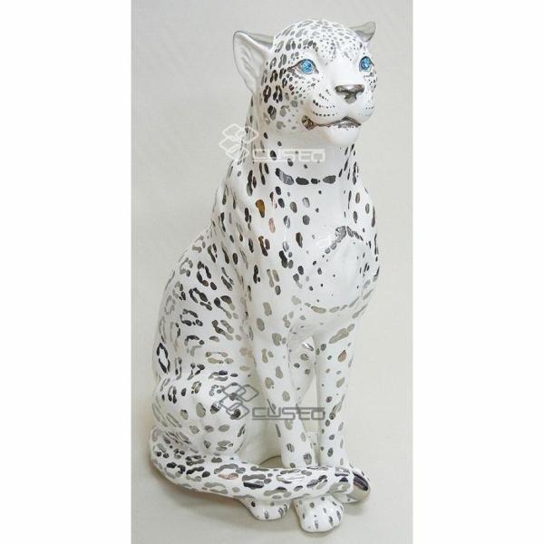 イタリア製 チーターの置き物 高さ約65cm インテリア オブジェ 置物