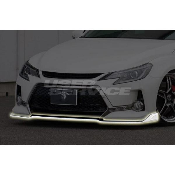 ロウェン マークX GRスポーツ GRX130 133 フロントリップスポイラー